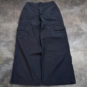Vintage Calvin Klein Baggy Wide Leg Utility Tech Rave Cargo Pants Women's 8 Y2K